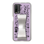 Slim Protection Case - STAND & RING RIBBON Silver［ Rune Naito - RUNE Girl Retro & Modern - Purple ］