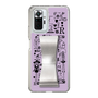 Slim Protection Case - STAND & RING RIBBON Silver［ Rune Naito - RUNE Girl Retro & Modern - Purple ］