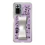 Slim Protection Case - STAND & RING RIBBON Silver［ Rune Naito - RUNE Girl Retro & Modern - Purple ］