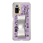 Slim Protection Case - STAND & RING RIBBON Silver［ Rune Naito - RUNE Girl Retro & Modern - Purple ］