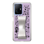 Slim Protection Case - STAND & RING RIBBON Silver［ Rune Naito - RUNE Girl Retro & Modern - Purple ］