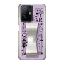 Slim Protection Case - STAND & RING RIBBON Silver［ Rune Naito - RUNE Girl Retro & Modern - Purple ］