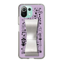 Slim Protection Case - STAND & RING RIBBON Silver［ Rune Naito - RUNE Girl Retro & Modern - Purple ］