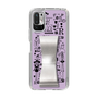 Slim Protection Case - STAND & RING RIBBON Silver［ Rune Naito - RUNE Girl Retro & Modern - Purple ］
