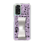 Slim Protection Case - STAND & RING RIBBON Silver［ Rune Naito - RUNE Girl Retro & Modern - Purple ］