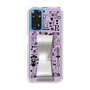 Slim Protection Case - STAND & RING RIBBON Silver［ Rune Naito - RUNE Girl Retro & Modern - Purple ］