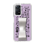 Slim Protection Case - STAND & RING RIBBON Silver［ Rune Naito - RUNE Girl Retro & Modern - Purple ］