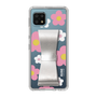 Slim Protection Case - STAND & RING RIBBON Silver［ Rune Naito - RUNE Flower - Pink ］