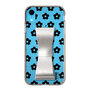 Slim Protection Case - STAND & RING RIBBON Silver［ Rune Naito - RUNE Flower - Black ］