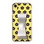 Slim Protection Case - STAND & RING RIBBON Silver［ Rune Naito - RUNE Flower - Black ］