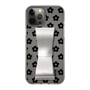 Slim Protection Case - STAND & RING RIBBON Silver［ Rune Naito - RUNE Flower - Black ］