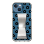 Slim Protection Case - STAND & RING RIBBON Silver［ Rune Naito - RUNE Flower - Black ］