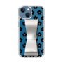 Slim Protection Case - STAND & RING RIBBON Silver［ Rune Naito - RUNE Flower - Black ］