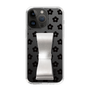 Slim Protection Case - STAND & RING RIBBON Silver［ Rune Naito - RUNE Flower - Black ］