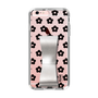 Slim Protection Case - STAND & RING RIBBON Silver［ Rune Naito - RUNE Flower - Black ］