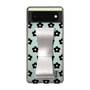 Slim Protection Case - STAND & RING RIBBON Silver［ Rune Naito - RUNE Flower - Black ］