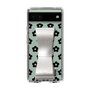 Slim Protection Case - STAND & RING RIBBON Silver［ Rune Naito - RUNE Flower - Black ］