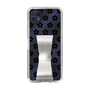 Slim Protection Case - STAND & RING RIBBON Silver［ Rune Naito - RUNE Flower - Black ］