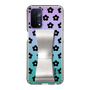 Slim Protection Case - STAND & RING RIBBON Silver［ Rune Naito - RUNE Flower - Black ］