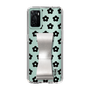 Slim Protection Case - STAND & RING RIBBON Silver［ Rune Naito - RUNE Flower - Black ］