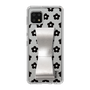 Slim Protection Case - STAND & RING RIBBON Silver［ Rune Naito - RUNE Flower - Black ］