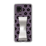 Slim Protection Case - STAND & RING RIBBON Silver［ Rune Naito - RUNE Flower - Black ］