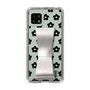 Slim Protection Case - STAND & RING RIBBON Silver［ Rune Naito - RUNE Flower - Black ］