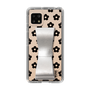 Slim Protection Case - STAND & RING RIBBON Silver［ Rune Naito - RUNE Flower - Black ］