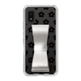 Slim Protection Case - STAND & RING RIBBON Silver［ Rune Naito - RUNE Flower - Black ］