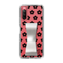 Slim Protection Case - STAND & RING RIBBON Silver［ Rune Naito - RUNE Flower - Black ］