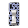 Slim Protection Case - STAND & RING RIBBON Silver［ Rune Naito - RUNE Flower - Black ］
