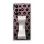 Slim Protection Case - STAND & RING RIBBON Silver［ Rune Naito - RUNE Flower - Black ］