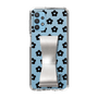 Slim Protection Case - STAND & RING RIBBON Silver［ Rune Naito - RUNE Flower - Black ］