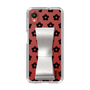 Slim Protection Case - STAND & RING RIBBON Silver［ Rune Naito - RUNE Flower - Black ］