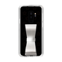 Slim Protection Case - STAND & RING RIBBON Silver［ Rune Naito - RUNE Flower - Black ］