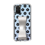 Slim Protection Case - STAND & RING RIBBON Silver［ Rune Naito - RUNE Flower - Black ］