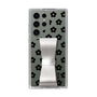 Slim Protection Case - STAND & RING RIBBON Silver［ Rune Naito - RUNE Flower - Black ］