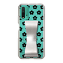 Slim Protection Case - STAND & RING RIBBON Silver［ Rune Naito - RUNE Flower - Black ］