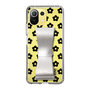 Slim Protection Case - STAND & RING RIBBON Silver［ Rune Naito - RUNE Flower - Black ］