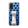 Slim Protection Case - STAND & RING RIBBON Silver［ Rune Naito - RUNE Flower - Black ］