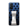 Slim Protection Case - STAND & RING RIBBON Silver［ Rune Naito - RUNE Flower - Black ］