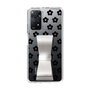 Slim Protection Case - STAND & RING RIBBON Silver［ Rune Naito - RUNE Flower - Black ］