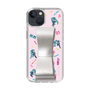 Slim Protection Case - STAND & RING RIBBON Silver［ HATSUNE MIKU - Ribbon - Instrumental - Pink ］