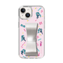 Slim Protection Case - STAND & RING RIBBON Silver［ HATSUNE MIKU - Ribbon - Instrumental - Pink ］