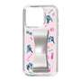 Slim Protection Case - STAND & RING RIBBON Silver［ HATSUNE MIKU - Ribbon - Instrumental - Pink ］