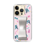 Slim Protection Case - STAND & RING RIBBON Silver［ HATSUNE MIKU - Ribbon - Instrumental - Pink ］
