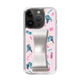 Slim Protection Case - STAND & RING RIBBON Silver［ HATSUNE MIKU - Ribbon - Instrumental - Pink ］