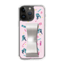 Slim Protection Case - STAND & RING RIBBON Silver［ HATSUNE MIKU - Ribbon - Instrumental - Pink ］