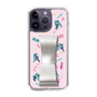 Slim Protection Case - STAND & RING RIBBON Silver［ HATSUNE MIKU - Ribbon - Instrumental - Pink ］