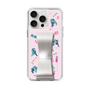 Slim Protection Case - STAND & RING RIBBON Silver［ HATSUNE MIKU - Ribbon - Instrumental - Pink ］